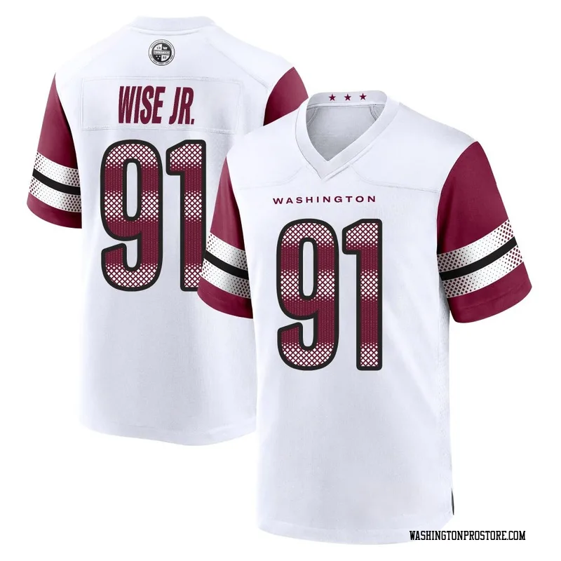 White Men's Deatrich Wise Jr. Washington Commanders Game Jersey