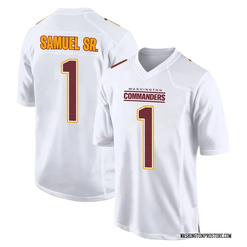 White Men's Deebo Samuel Sr. Washington Commanders Game Tundra Fashion Jersey