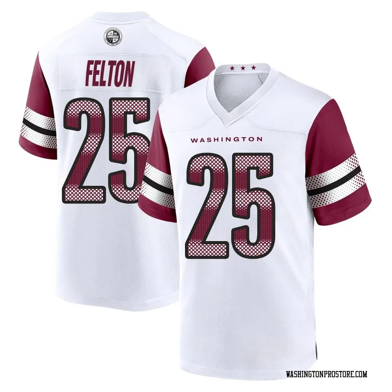 White Men's Demetric Felton Washington Commanders Game Jersey