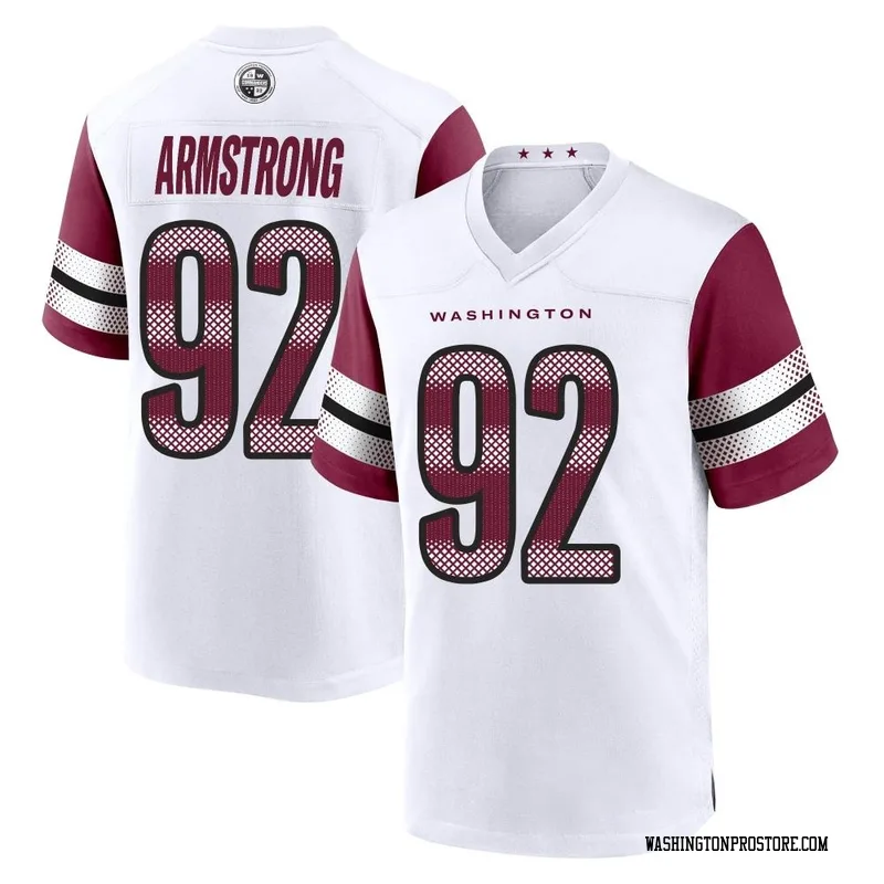 White Men's Dorance Armstrong Washington Commanders Game Jersey