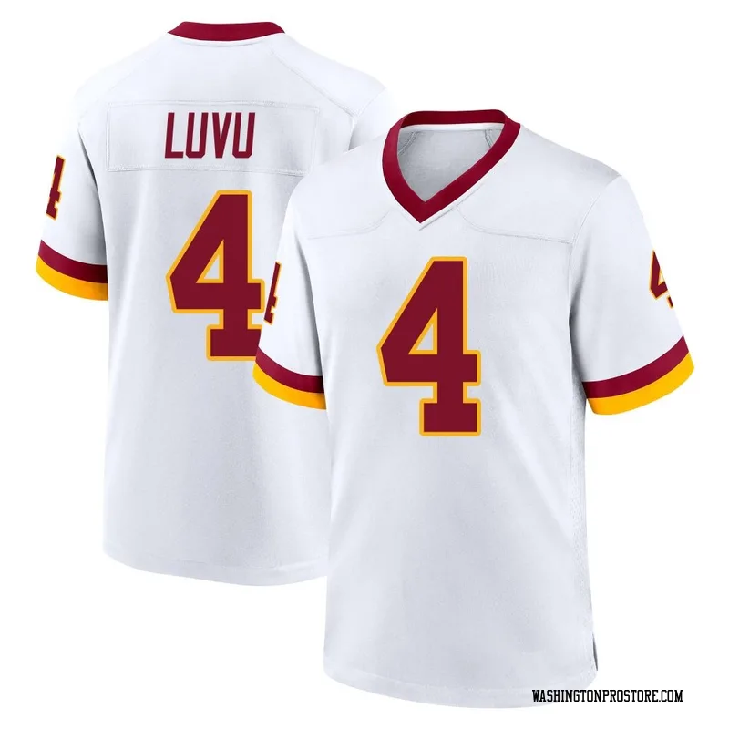White Men's Frankie Luvu Washington Commanders Game Jersey