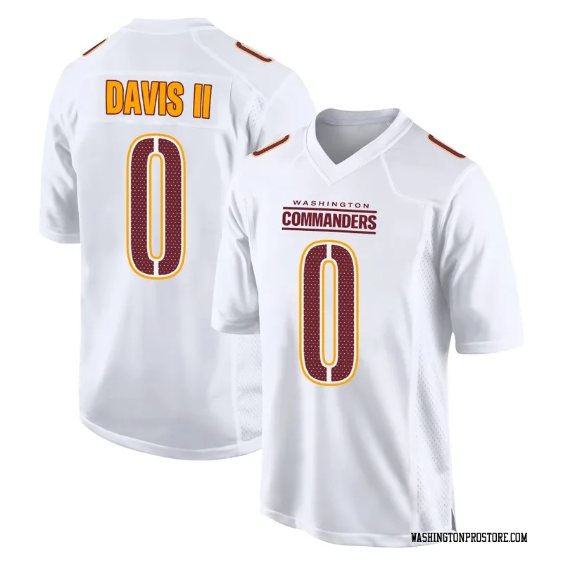 White Men's Fred Davis II Washington Commanders Game Tundra Fashion Jersey