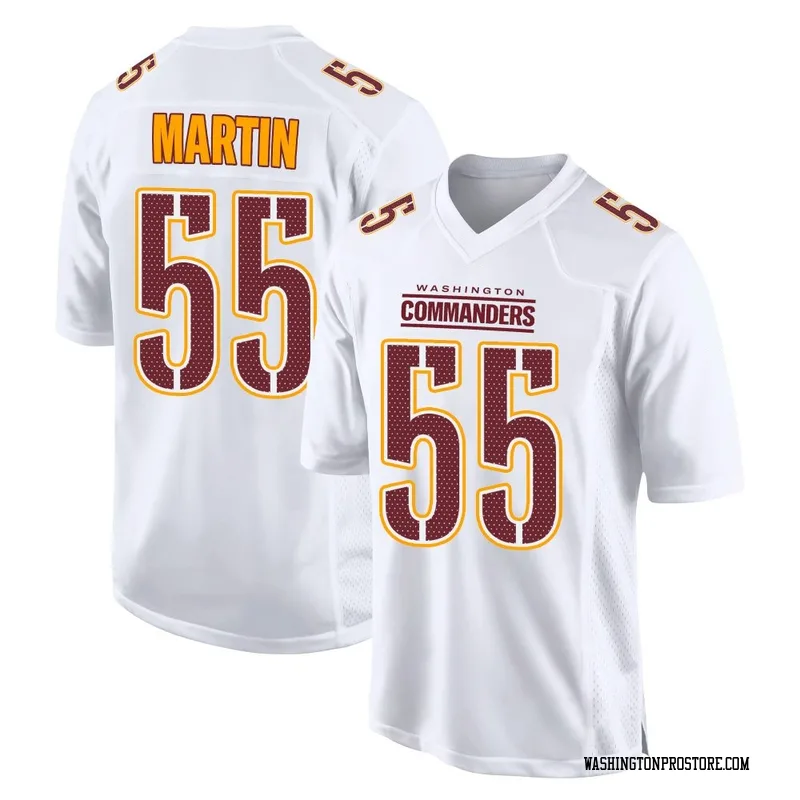 White Men's Jacob Martin Washington Commanders Game Tundra Fashion Jersey