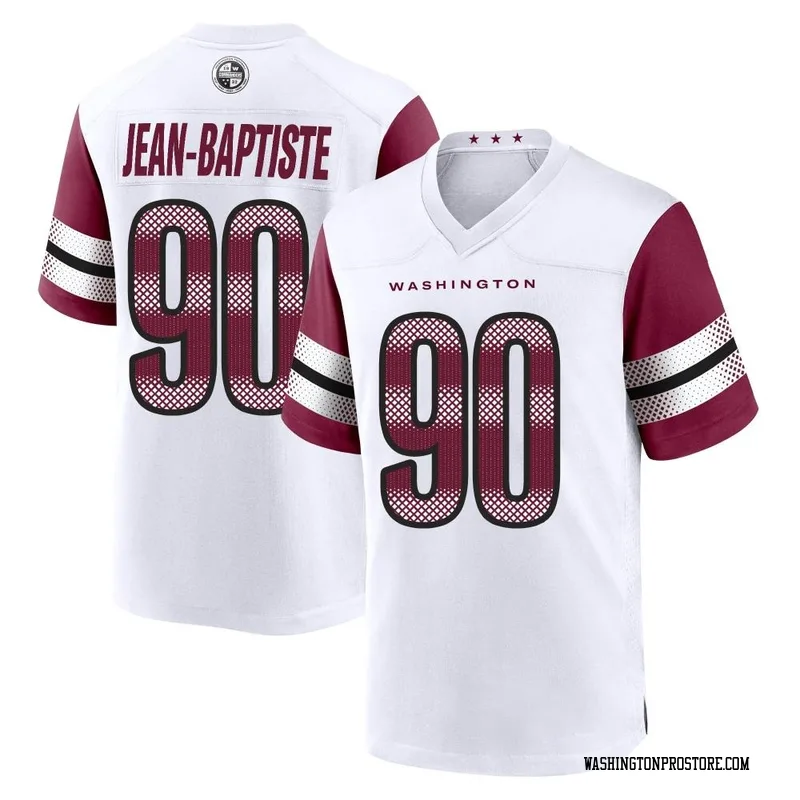 White Men's Javontae Jean-Baptiste Washington Commanders Game Jersey