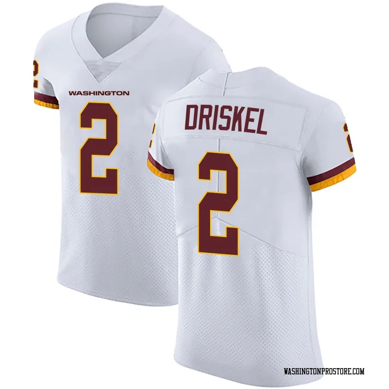 White Men's Jeff Driskel Washington Commanders Elite Vapor Untouchable Jersey