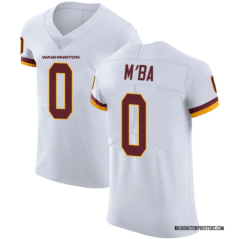 White Men's Jeffrey M'ba Washington Commanders Elite Vapor Untouchable Jersey