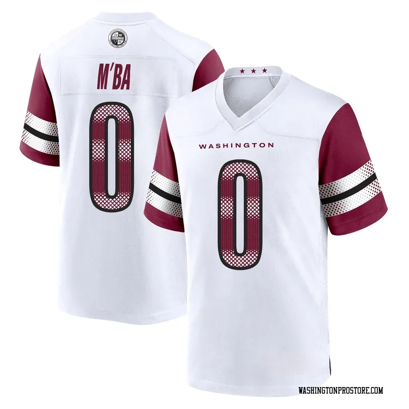 White Men's Jeffrey M'ba Washington Commanders Game Jersey