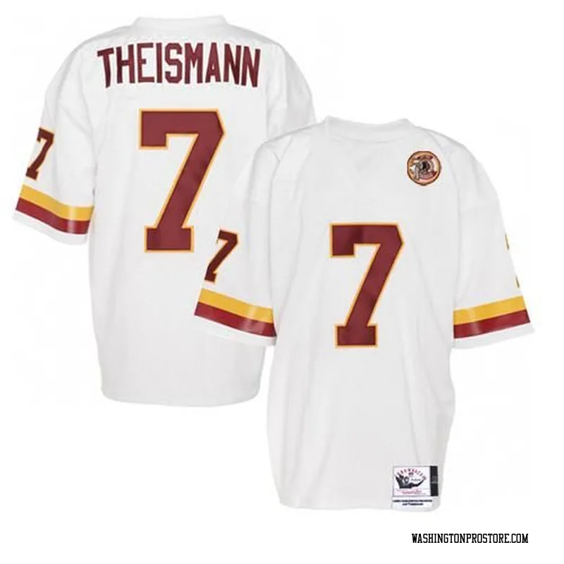 White Men's Joe Theismann Washington Commanders Authentic With 50TH Patch Throwback Jersey