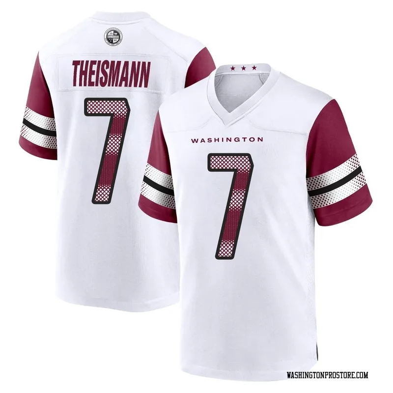 White Men's Joe Theismann Washington Commanders Game Jersey