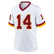 White Men's Josh Johnson Washington Commanders Game Jersey