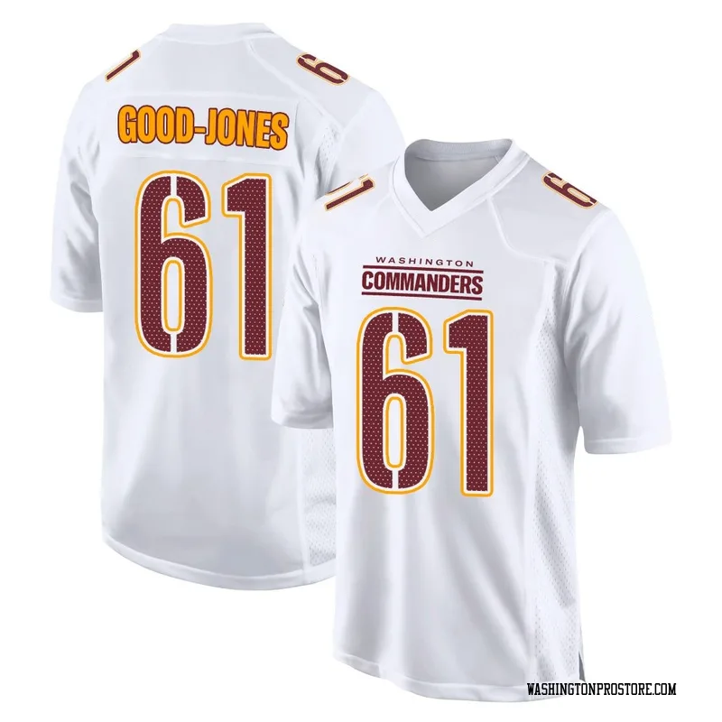 White Men's Julian Good-Jones Washington Commanders Game Tundra Fashion Jersey