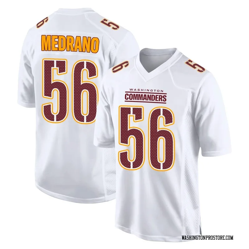 White Men's Kain Medrano Washington Commanders Game Tundra Fashion Jersey
