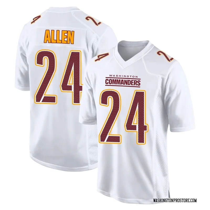 White Men's Kazmeir Allen Washington Commanders Game Tundra Fashion Jersey