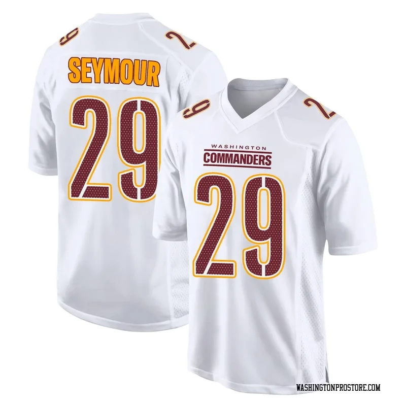 White Men's Kevon Seymour Washington Commanders Game Tundra Fashion Jersey
