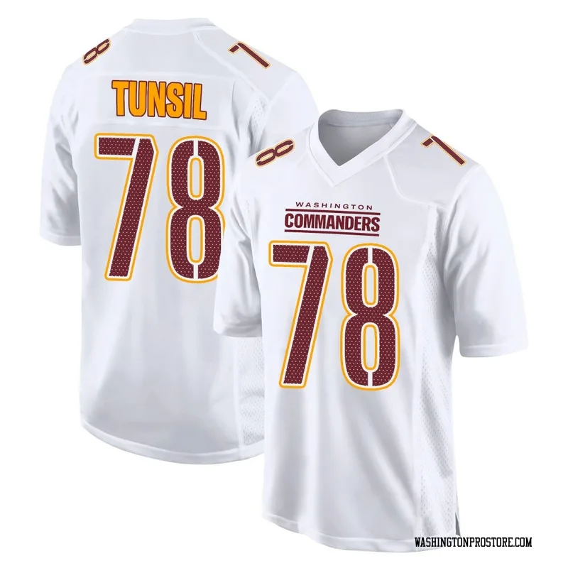 White Men's Laremy Tunsil Washington Commanders Game Tundra Fashion Jersey
