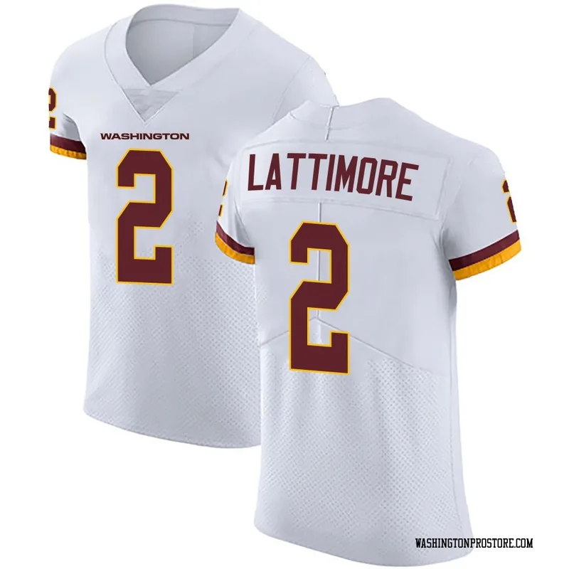 White Men's Marshon Lattimore Washington Commanders Elite Vapor Untouchable Jersey