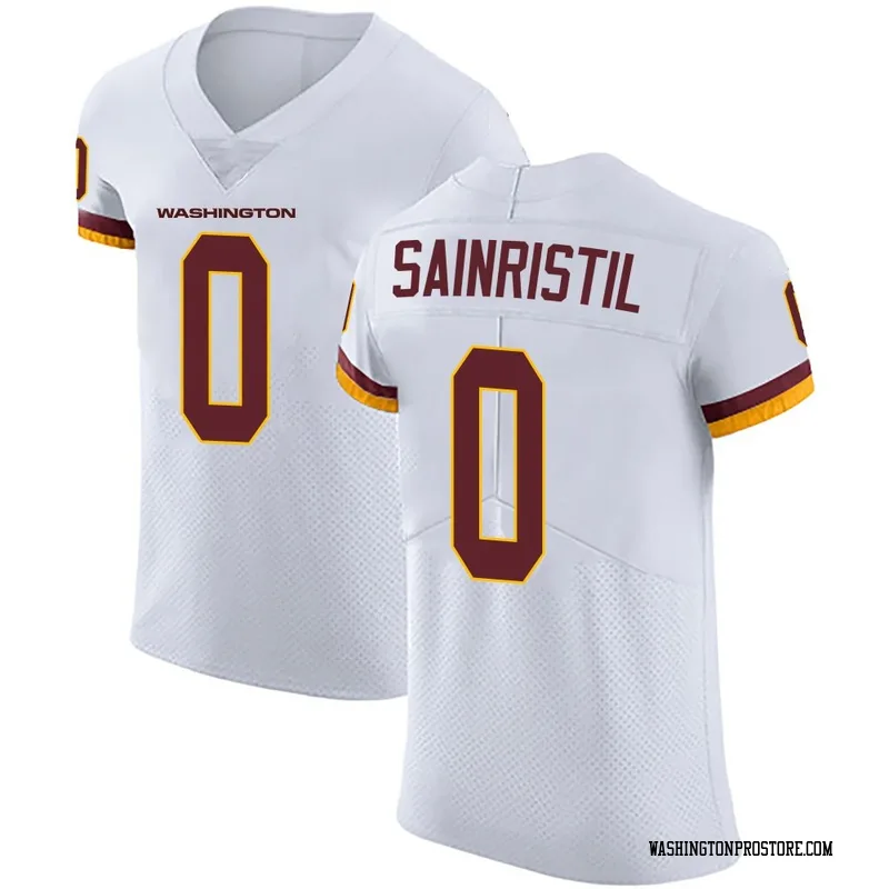 White Men's Mike Sainristil Washington Commanders Elite Vapor Untouchable Jersey
