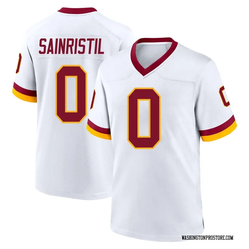 White Men's Mike Sainristil Washington Commanders Game Jersey
