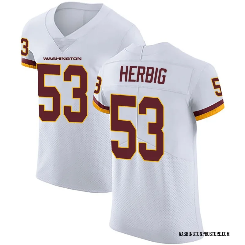 White Men's Nate Herbig Washington Commanders Elite Vapor Untouchable Jersey