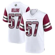White Men's Nick Bellore Washington Commanders Game Jersey