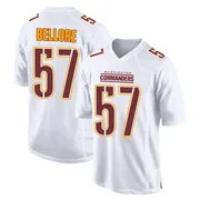 White Men's Nick Bellore Washington Commanders Game Tundra Fashion Jersey