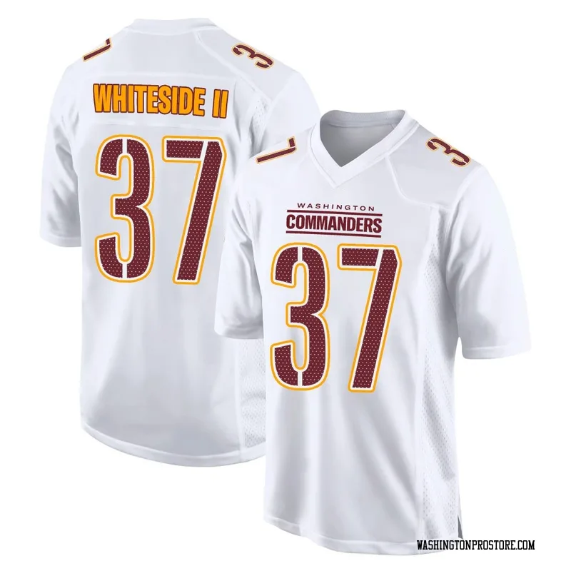 White Men's Nick Whiteside II Washington Commanders Game Tundra Fashion Jersey
