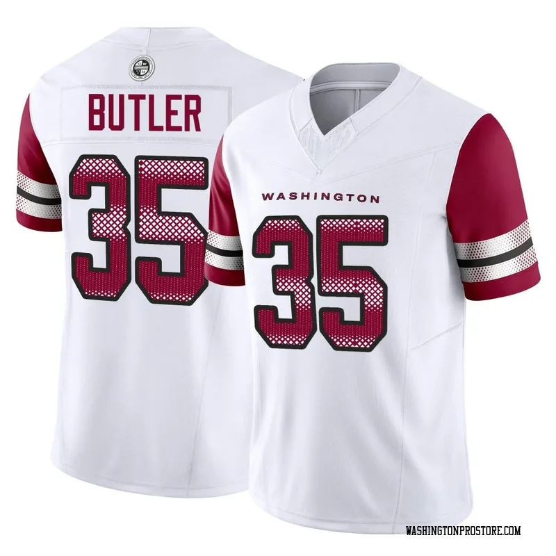 White Men's Percy Butler Washington Commanders Limited Vapor F.U.S.E. Jersey