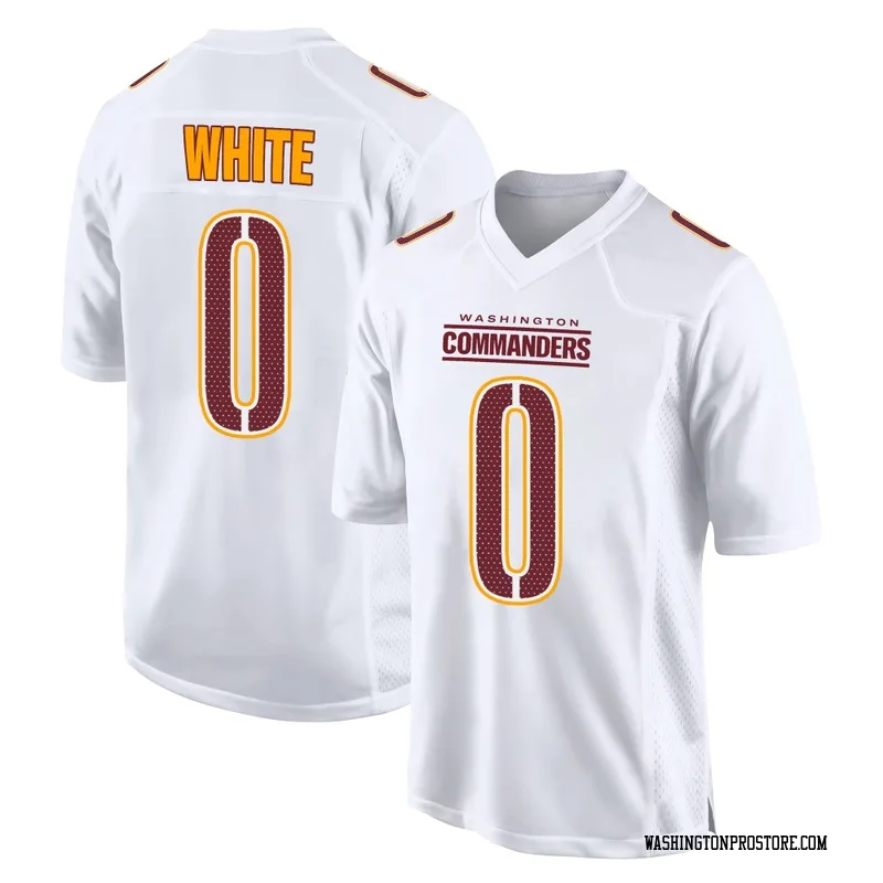 White Men's Rachaad White Washington Commanders Game Tundra Fashion Jersey
