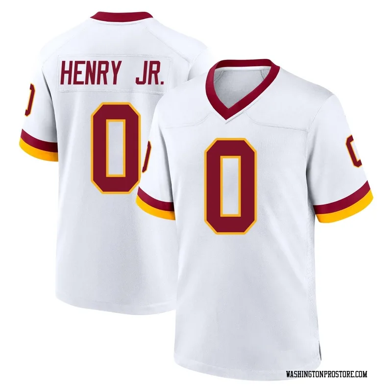 White Men's Robert Henry Jr. Washington Commanders Game Jersey