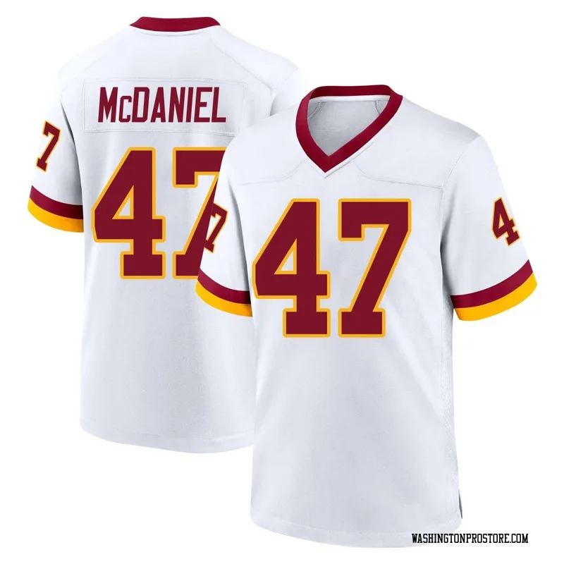 White Men's Robert McDaniel Washington Commanders Game Jersey