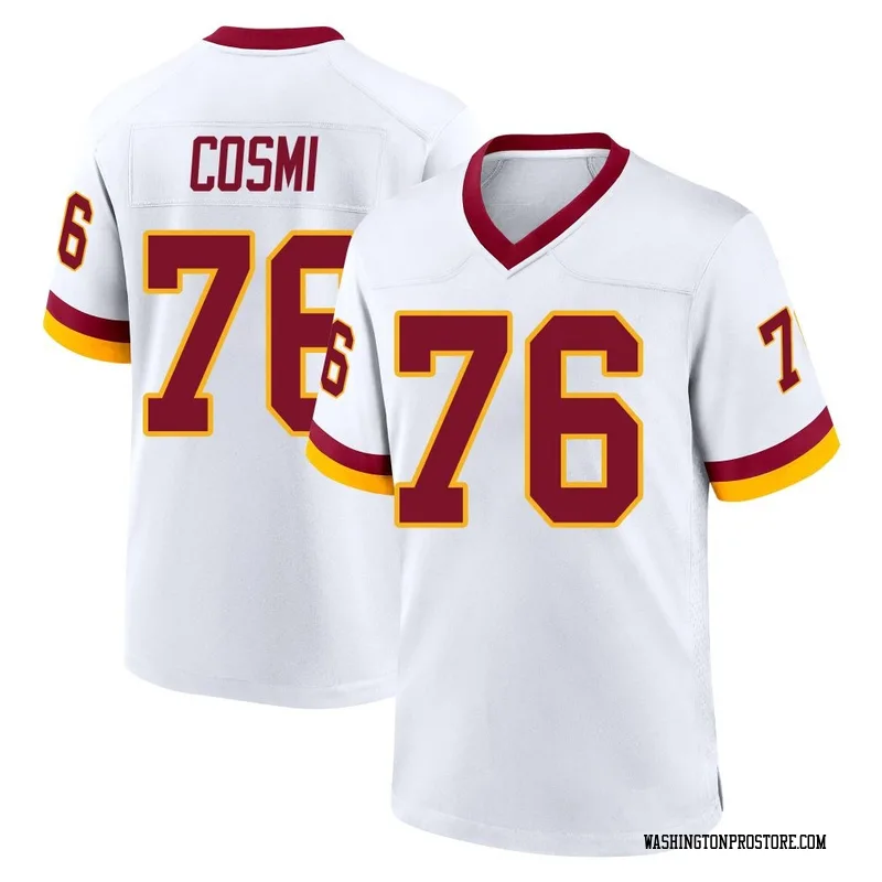 White Men's Sam Cosmi Washington Commanders Game Jersey
