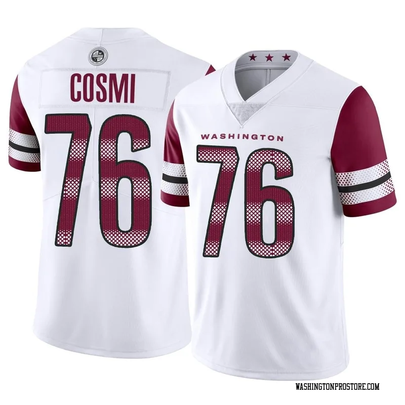 White Men's Sam Cosmi Washington Commanders Limited Vapor Jersey
