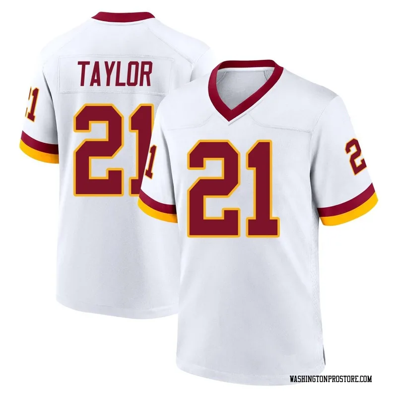 White Men's Sean Taylor Washington Commanders Game Jersey
