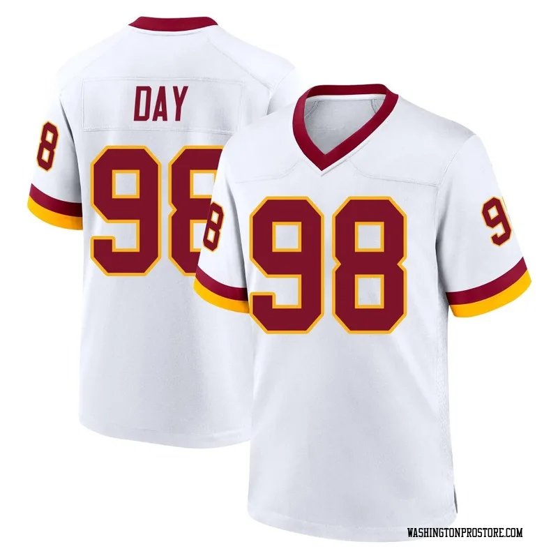 White Men's Sheldon Day Washington Commanders Game Jersey