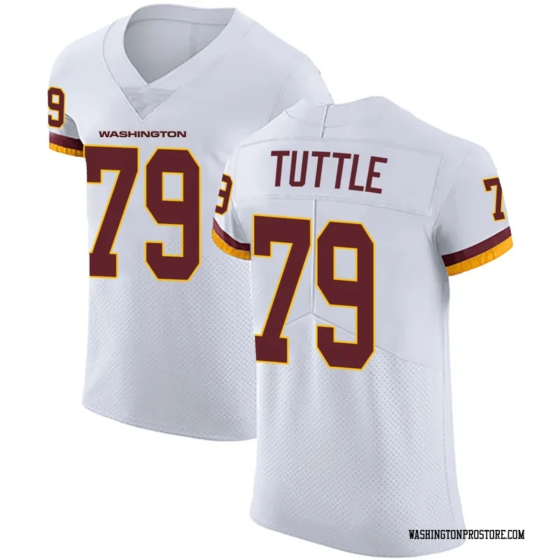 White Men's Shy Tuttle Washington Commanders Elite Vapor Untouchable Jersey