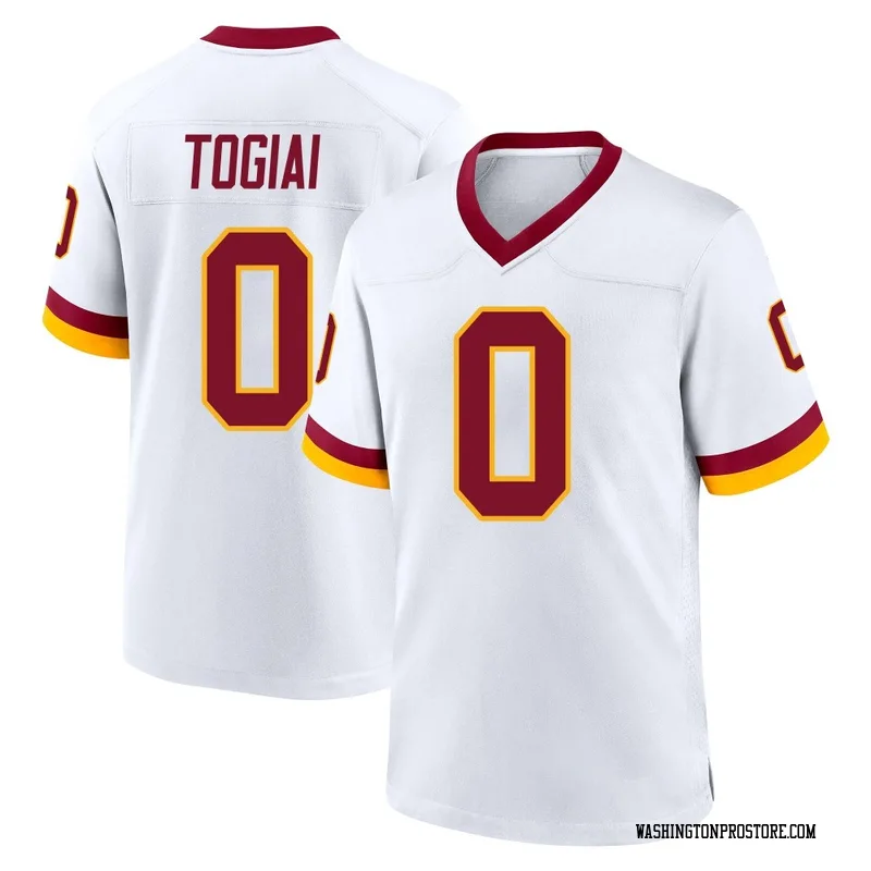 White Men's Tanoa Togiai Washington Commanders Game Jersey