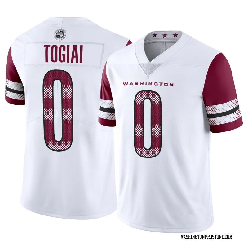 White Men's Tanoa Togiai Washington Commanders Limited Vapor Jersey