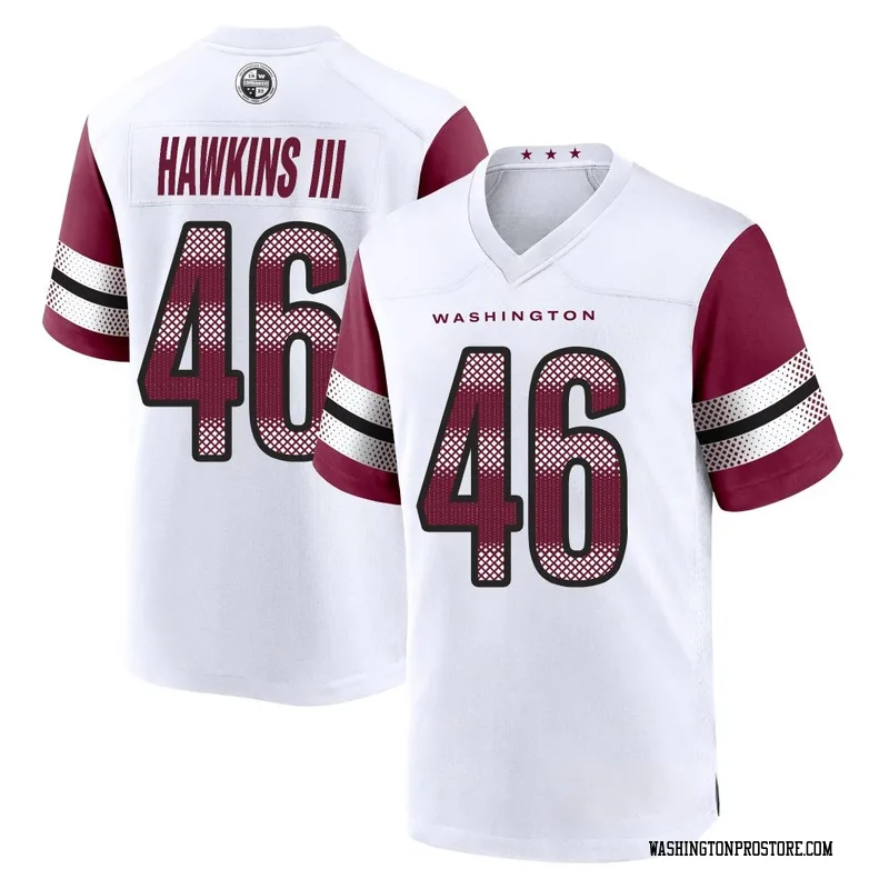 White Men's Tre Hawkins III Washington Commanders Game Jersey