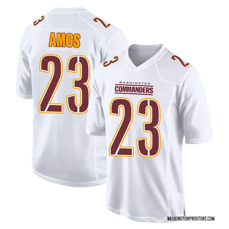 White Men's Trey Amos Washington Commanders Game Tundra Fashion Jersey