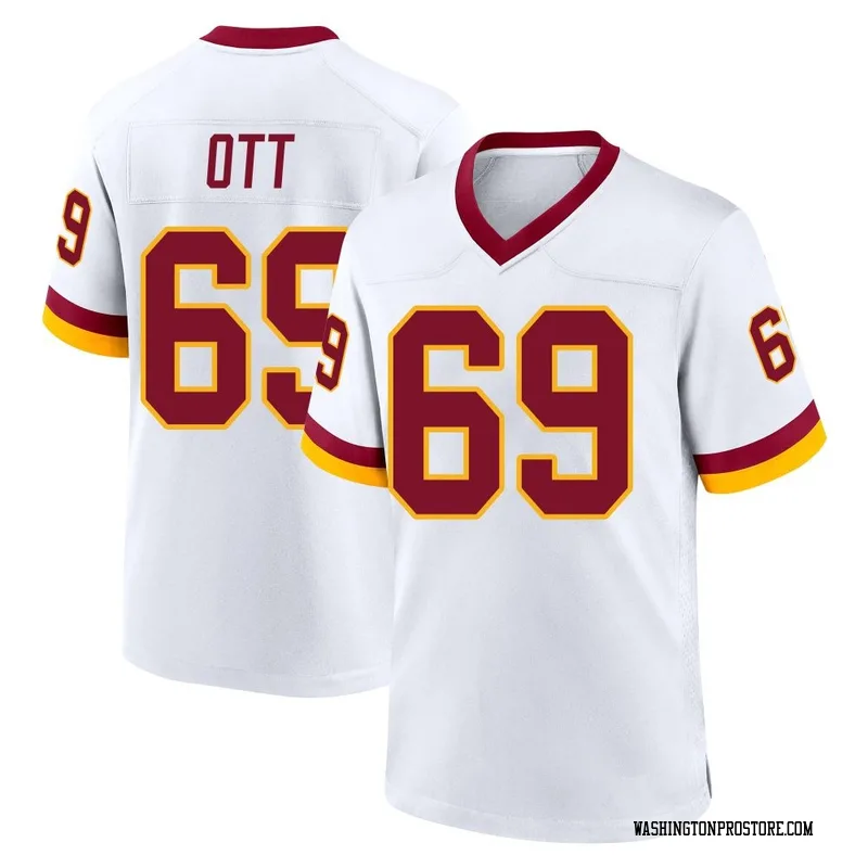 White Men's Tyler Ott Washington Commanders Game Jersey