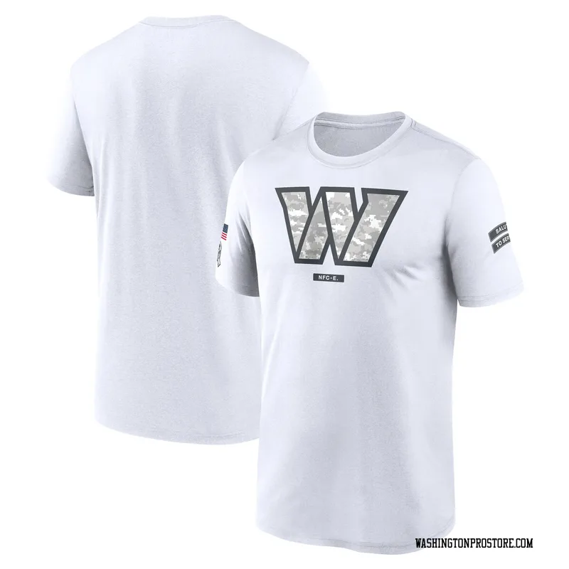 White Men's Washington Commanders Legend 2024 Salute To Service Performance T-Shirt