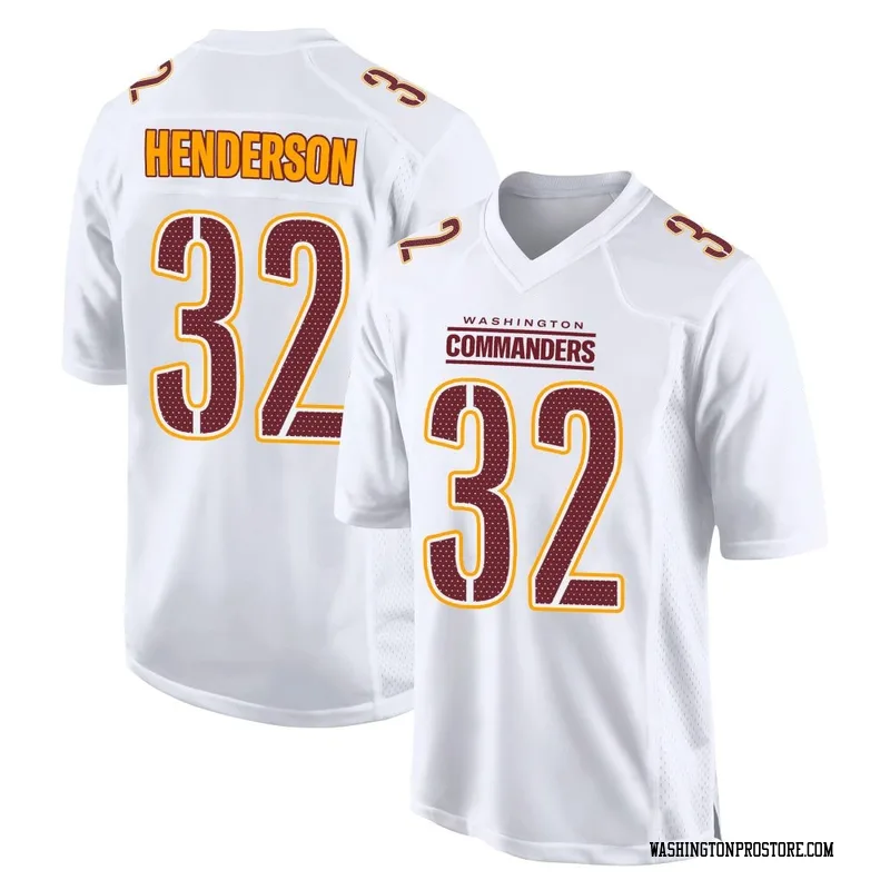 White Men's Xavier Henderson Washington Commanders Game Tundra Fashion Jersey
