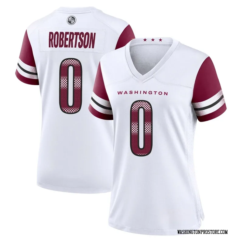 White Women's Amik Robertson Washington Commanders Game Jersey