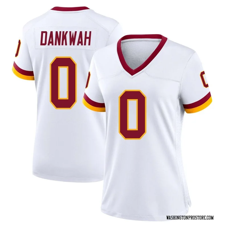 White Women's Anim Dankwah Washington Commanders Game Jersey