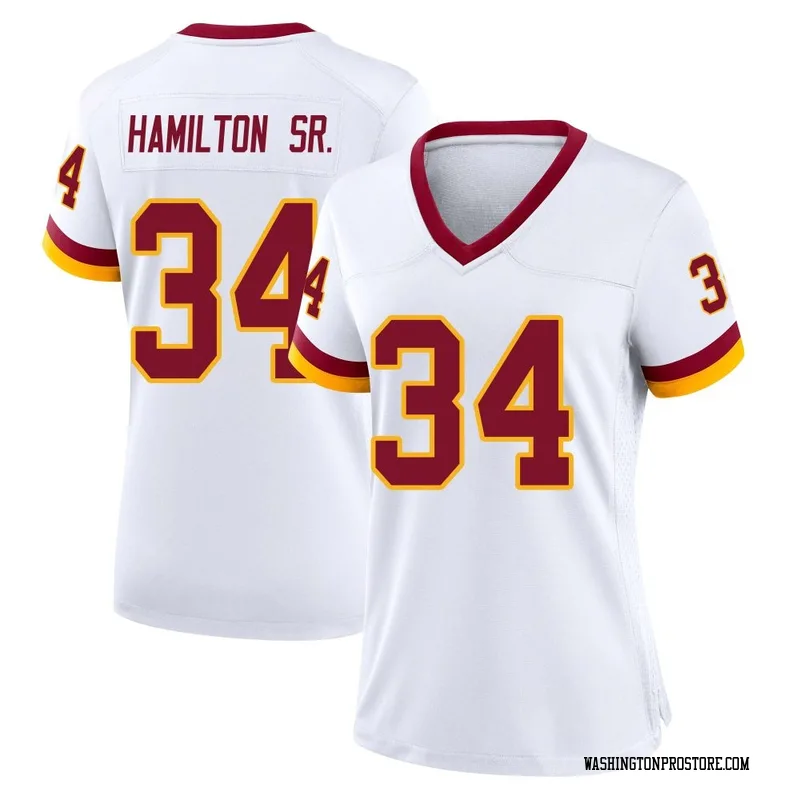 White Women's Antonio Hamilton Sr. Washington Commanders Game Jersey