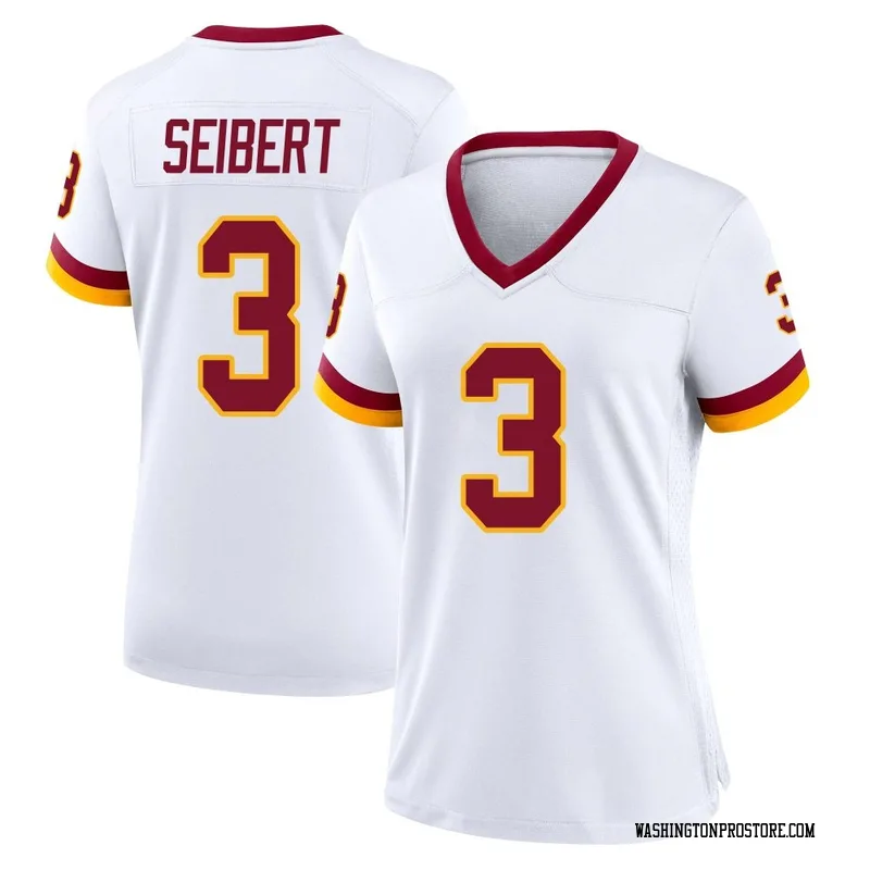 White Women's Austin Seibert Washington Commanders Game Jersey