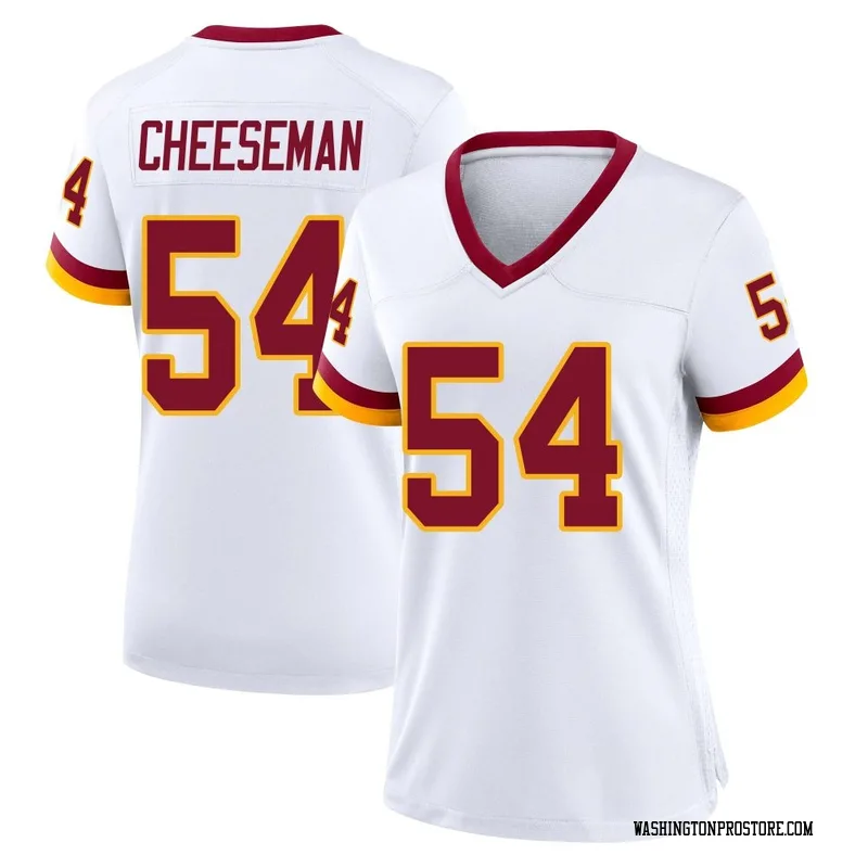 White Women's Camaron Cheeseman Washington Commanders Game Jersey