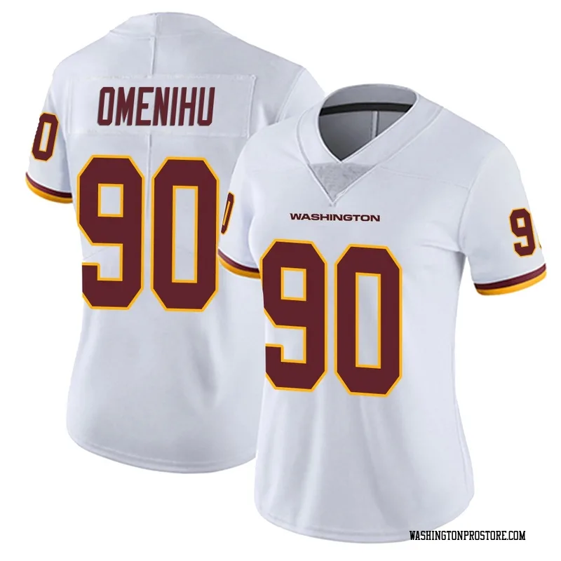 White Women's Charles Omenihu Washington Commanders Limited Vapor Untouchable Jersey