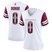 White Women's Chig Okonkwo Washington Commanders Game Jersey