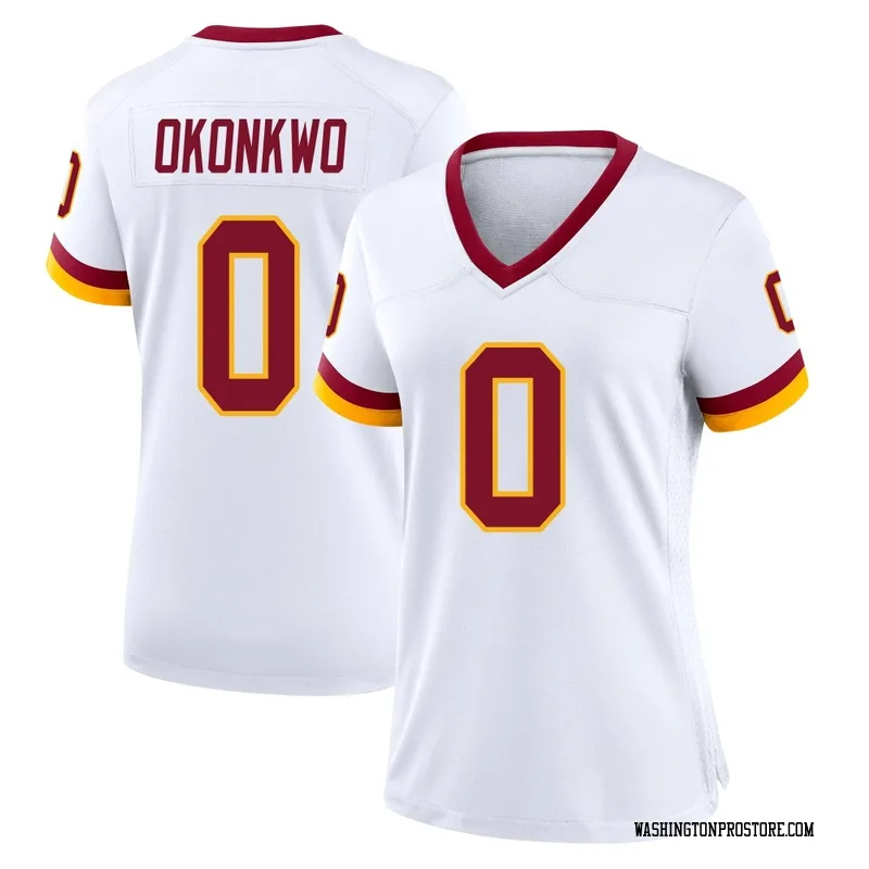 White Women's Chig Okonkwo Washington Commanders Game Jersey